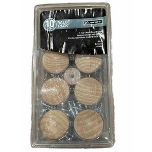 Liberty Hardware 1-1/2”Unfinish Birch Wood Round Knob Drawer Pull P10513C-BIR-U1